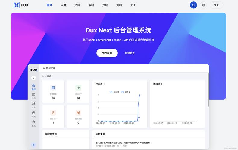 新一代 duxcms:簡潔,靈活,開放